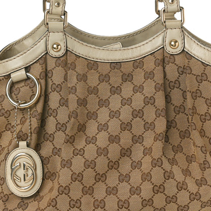 Gucci Monogram Medium Sukey Tote Off White 8 of 15
