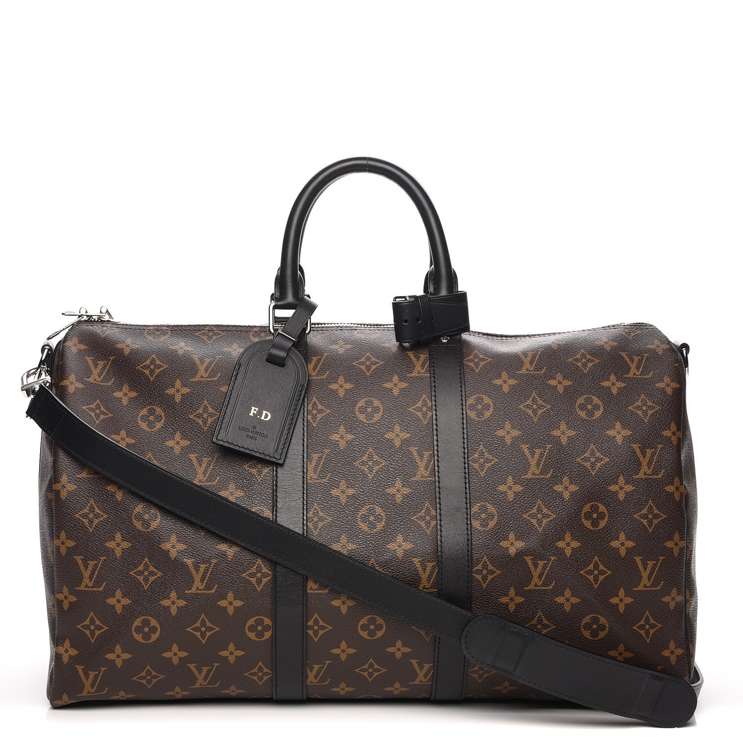 Louis Vuitton Monogram Macassar Keepall Bandouliere 45 1 of 7