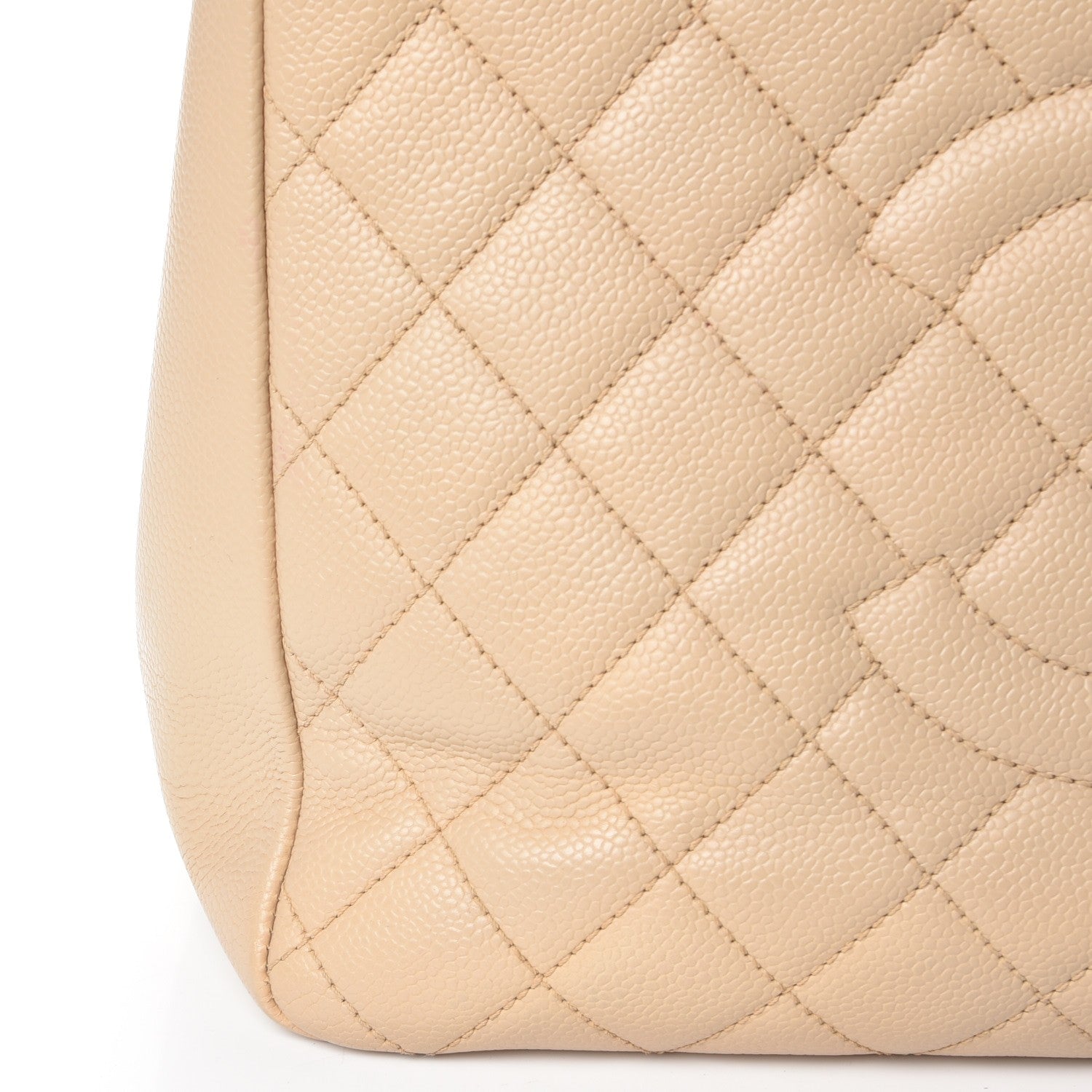 Chanel Caviar Quilted Grand Shopping Tote GST Beige Clair 8 of 13