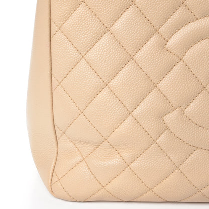 Chanel Caviar Quilted Grand Shopping Tote GST Beige Clair 8 of 13
