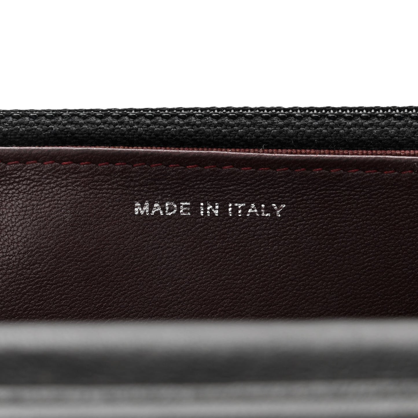 Lambskin Quilted Wallet On Chain WOC Black