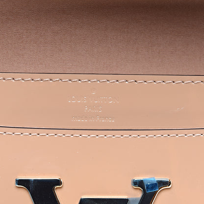 Louis Vuitton Patent Louise Clutch Nude 5 of 9