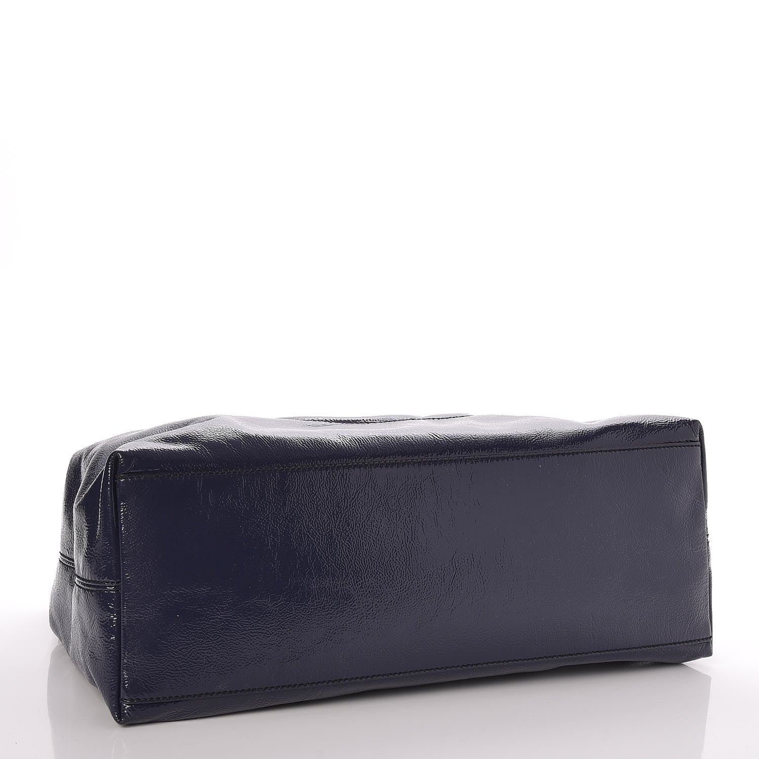 Gucci Patent Medium Soho Chain Shoulder Bag Uniform Blue 4 of 7