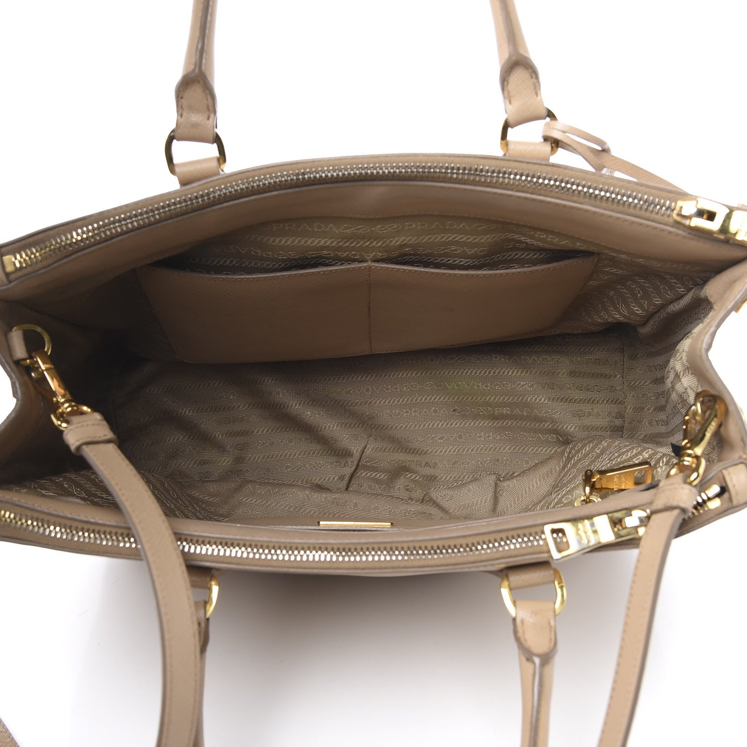 Prada Saffiano Medium Galleria Double Zip Tote Cammeo 5 of 16