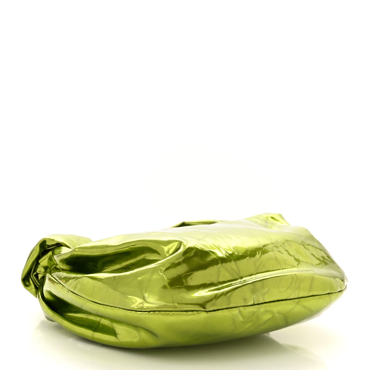 Metallic Crushed Calfskin Mini Jodie Chlorophyll