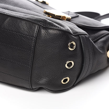Mulberry Soft Grain Calfskin Tillie Satchel Black 9 of 10