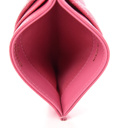 Chanel Caviar Quilted Card Holder Pink 5 of 8