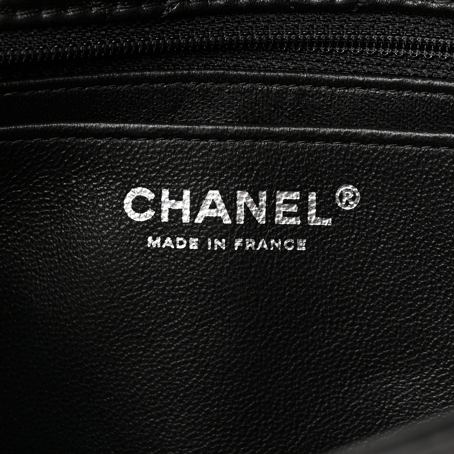 Lambskin Embroidered Camellia Follies Flap Black