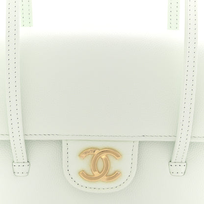 Chanel Shiny Caviar Mini Preppy Coco Shoulder Bag Light Blue 8 of 11