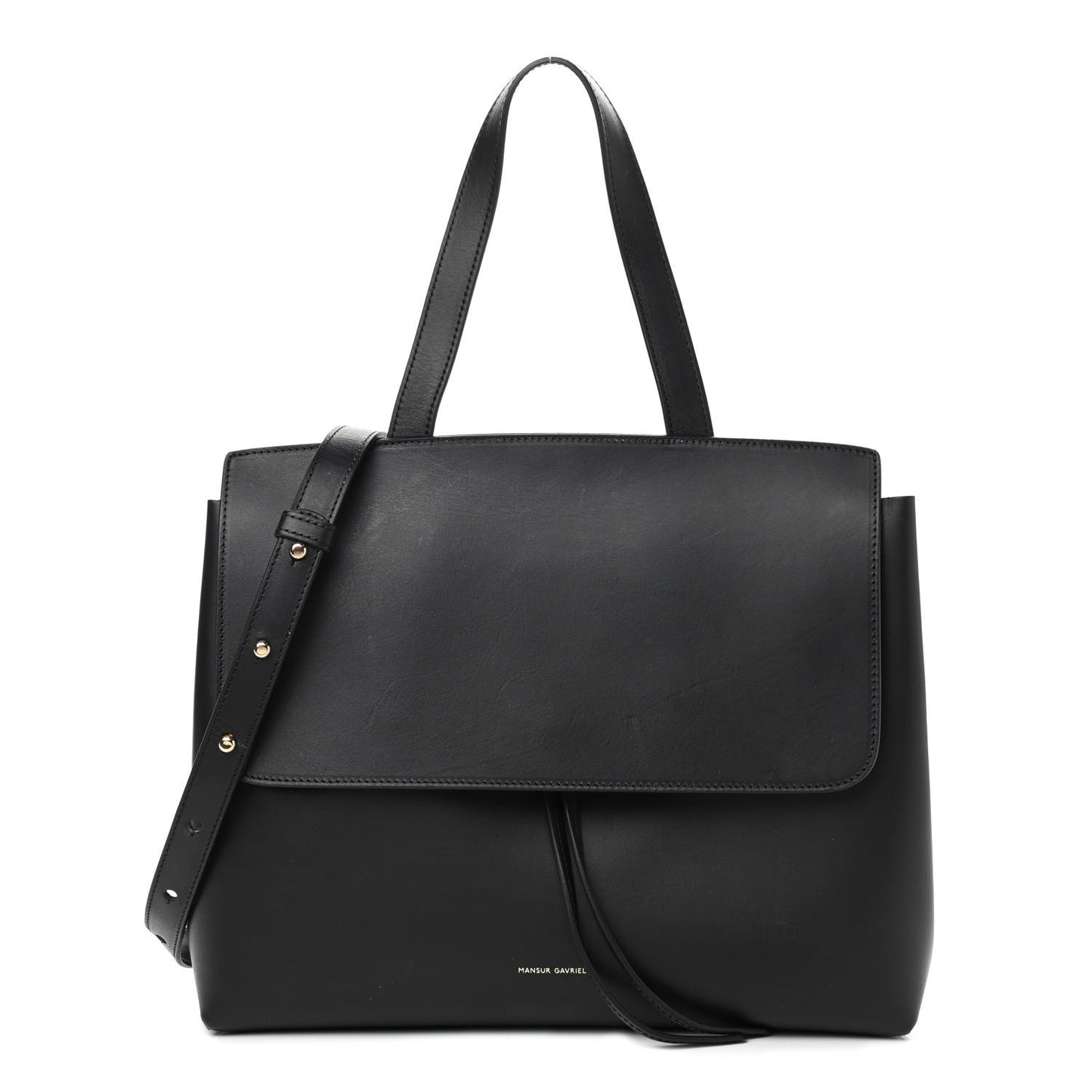 Calfskin Lady Bag Black Flamma