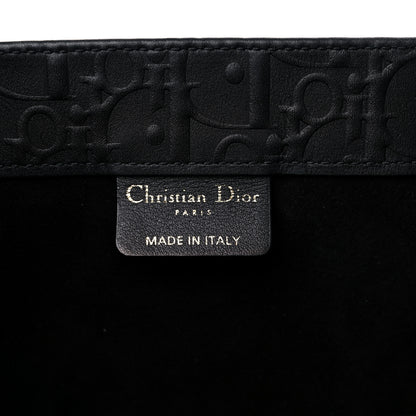 Christian Dior Oblique Calfskin Embossed Large Book Tote Black 5 of 14