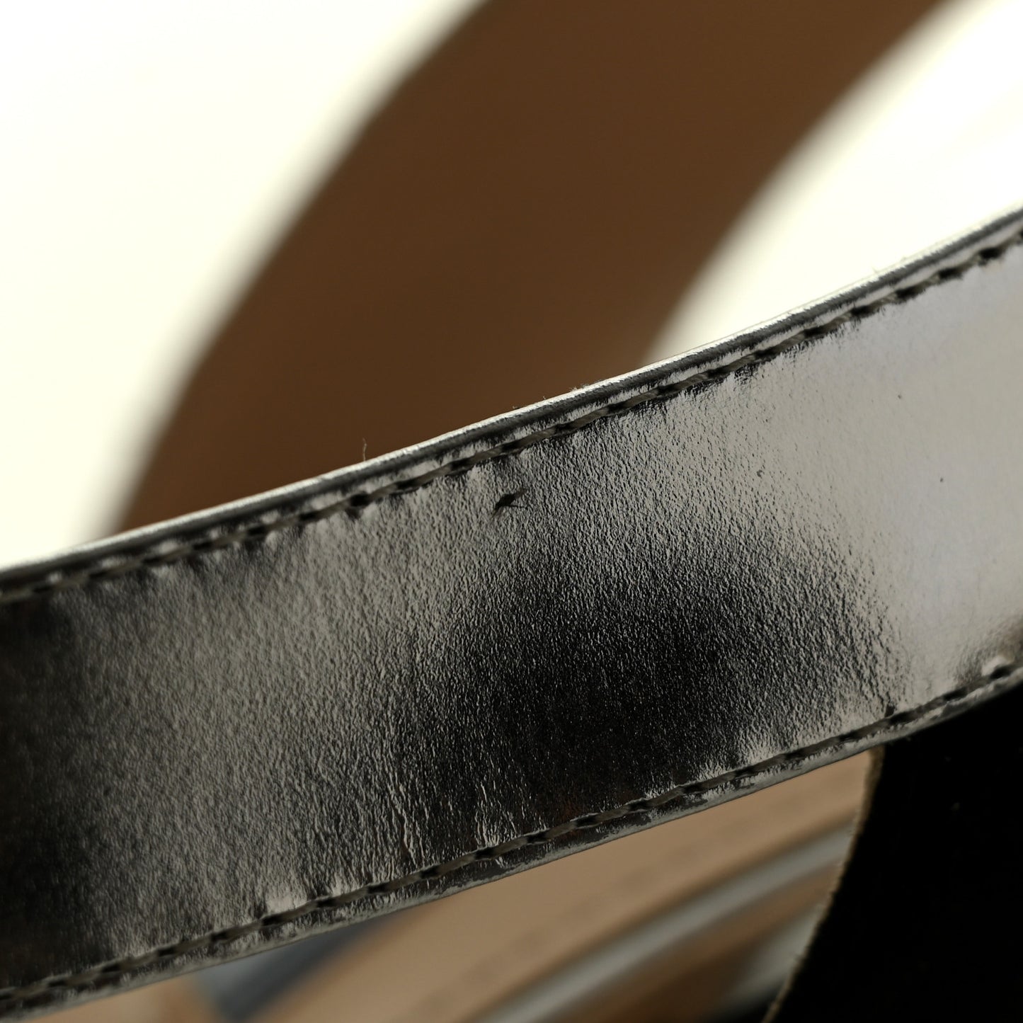 Metallic Calfskin Suede Heel Sandals 38.5 Silver Black