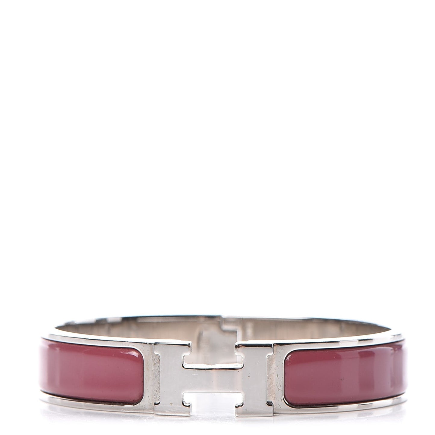 Narrow Enamel Clic Clac H Bracelet PM Muscat