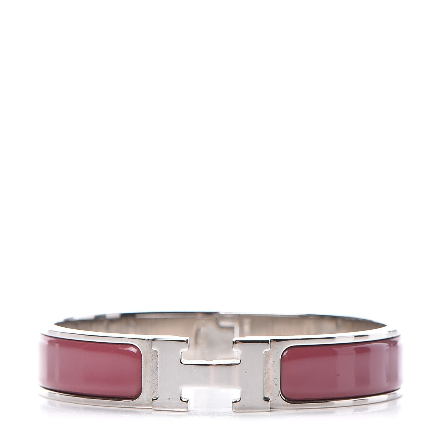 Hermes Narrow Enamel Clic Clac H Bracelet PM Muscat 1 of 5