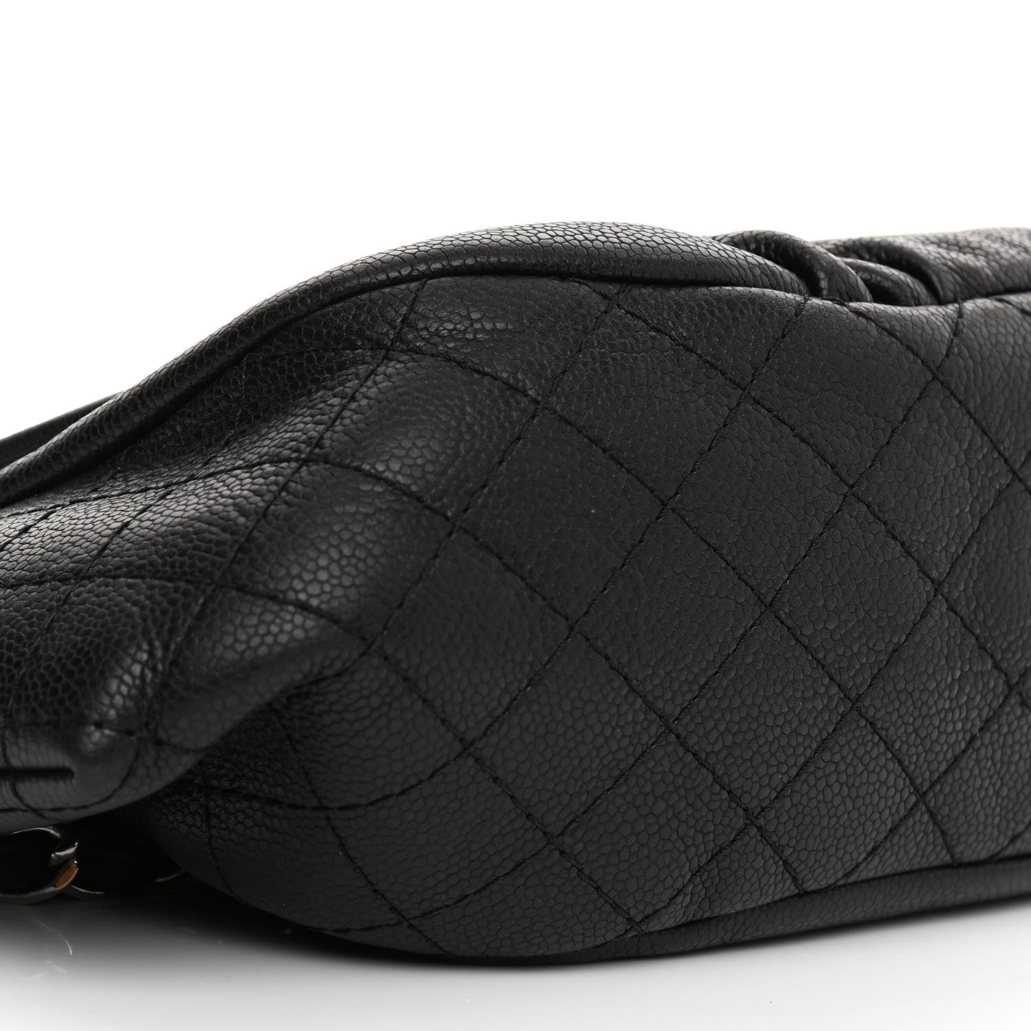 Chanel Caviar Half Moon Large Flap Black 9 of 10