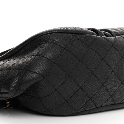 Chanel Caviar Half Moon Large Flap Black 9 of 10