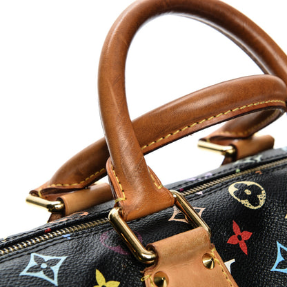 Louis Vuitton Monogram Multicolor Speedy 30 Black 8 of 11