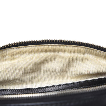 Gucci Calfskin Vintage Web Medium Boston Black 19 of 21