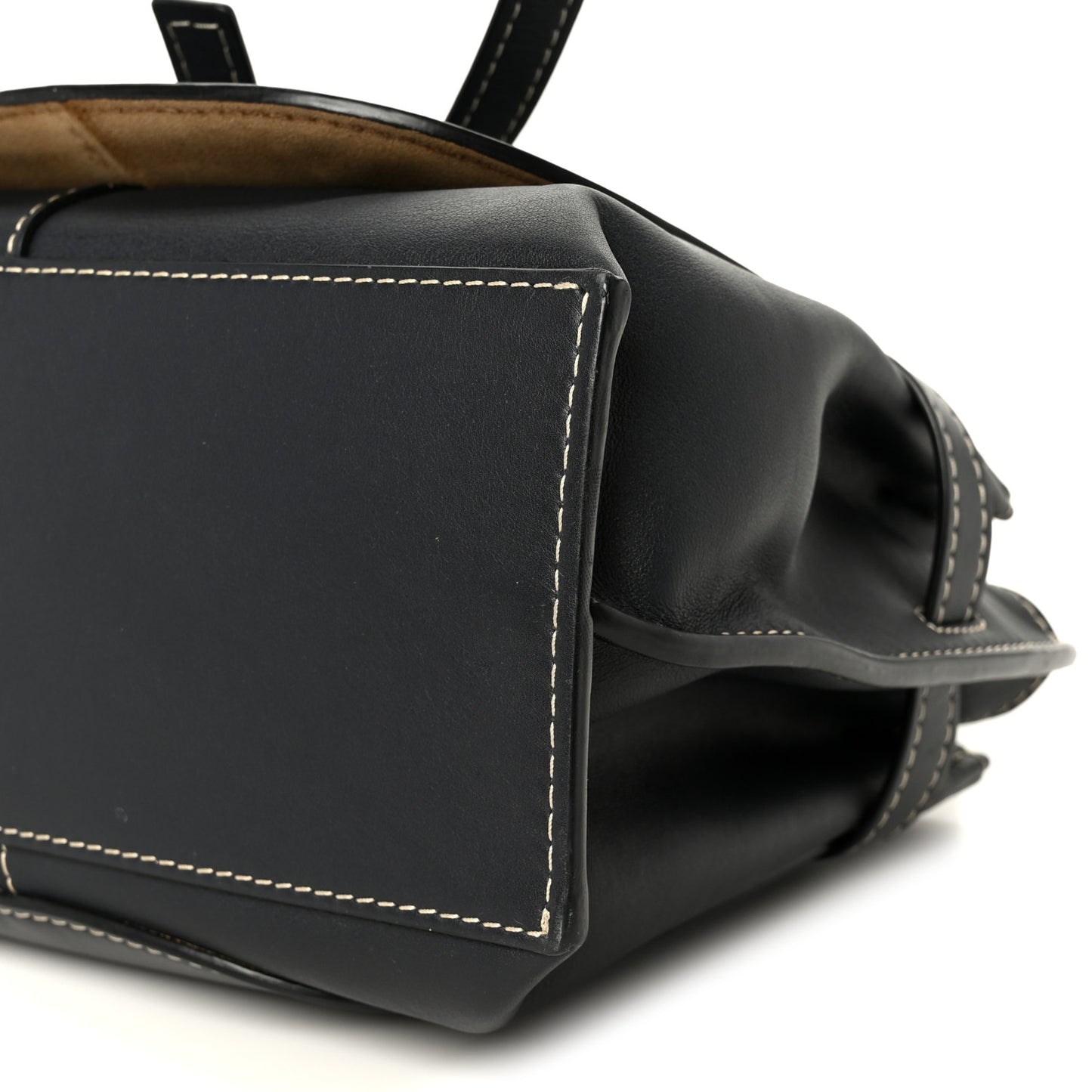 Calfskin Small Gate Tote Midnight Blue