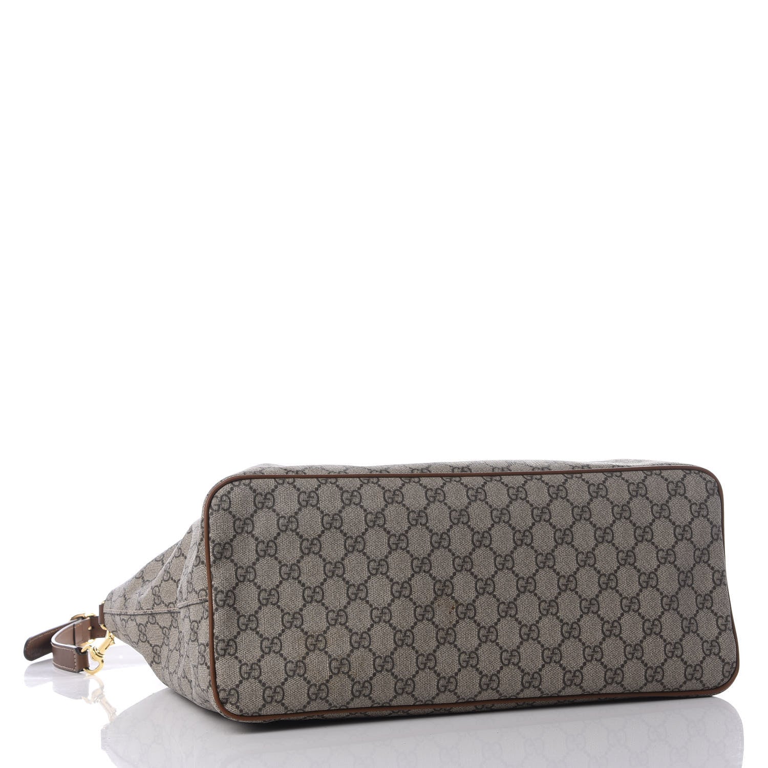 Gucci Soft GG Supreme Monogram Medium Crossbody Tote Beige Cuir 3 of 12