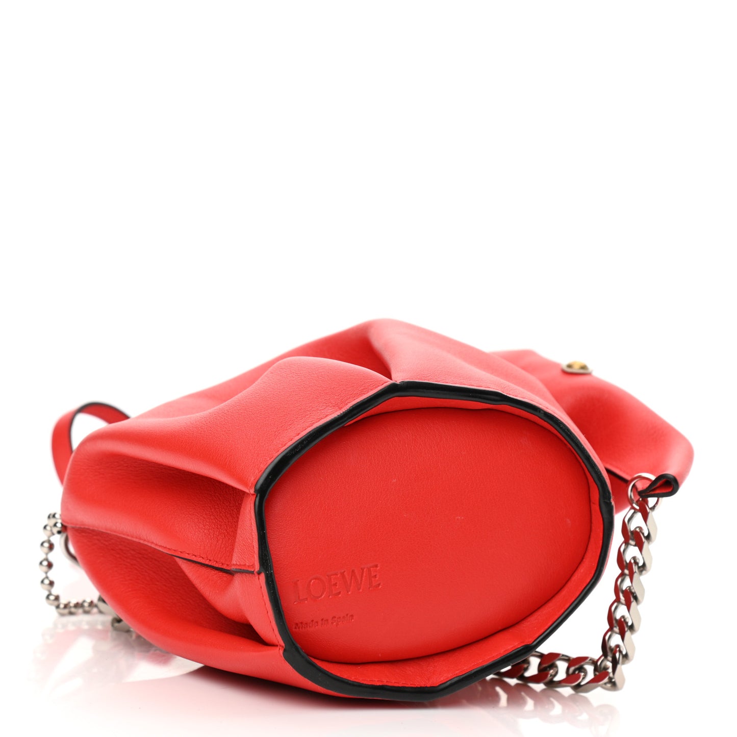 Calfskin Mini Punk Elephant Crossbody Bag Scarlet Red