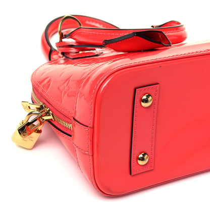 Louis Vuitton Vernis Alma BB Hot Pink 8 of 9