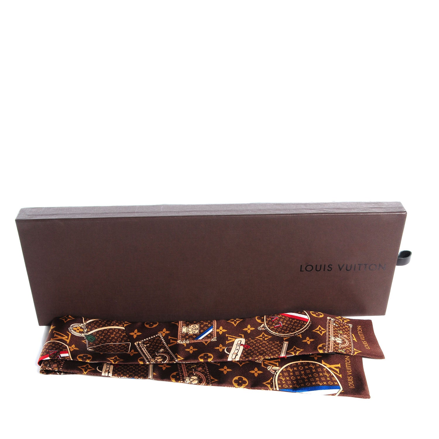 Louis Vuitton Silk Monogram Trunks Bandeau 4 of 6