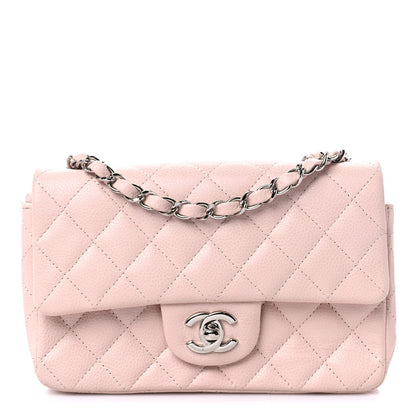 Chanel Caviar Quilted Mini Rectangular Flap Light Beige 1 of 11