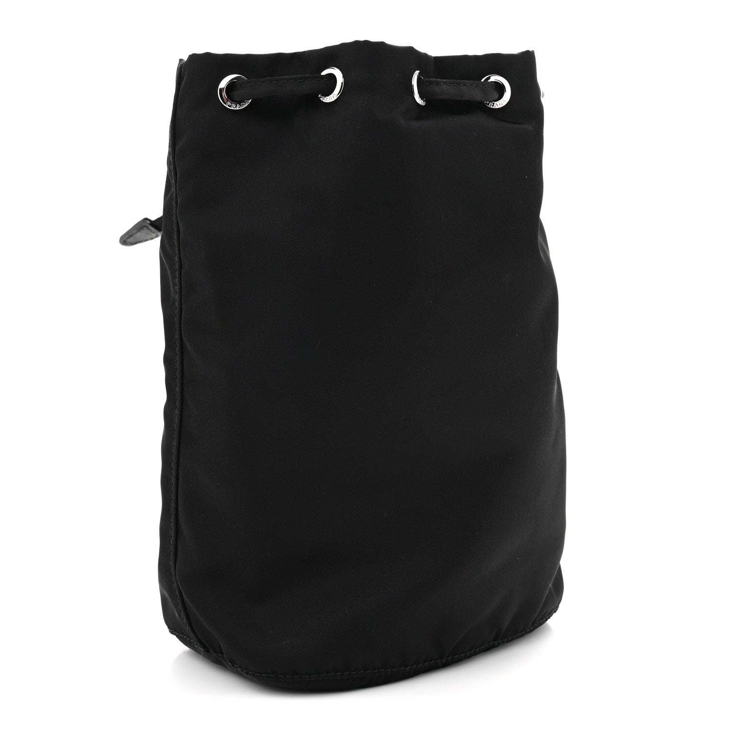 Prada Nylon Vela Drawstring Pouch Black 3 of 10