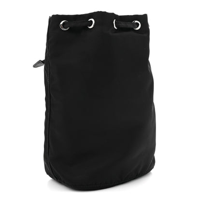 Prada Nylon Vela Drawstring Pouch Black 3 of 10