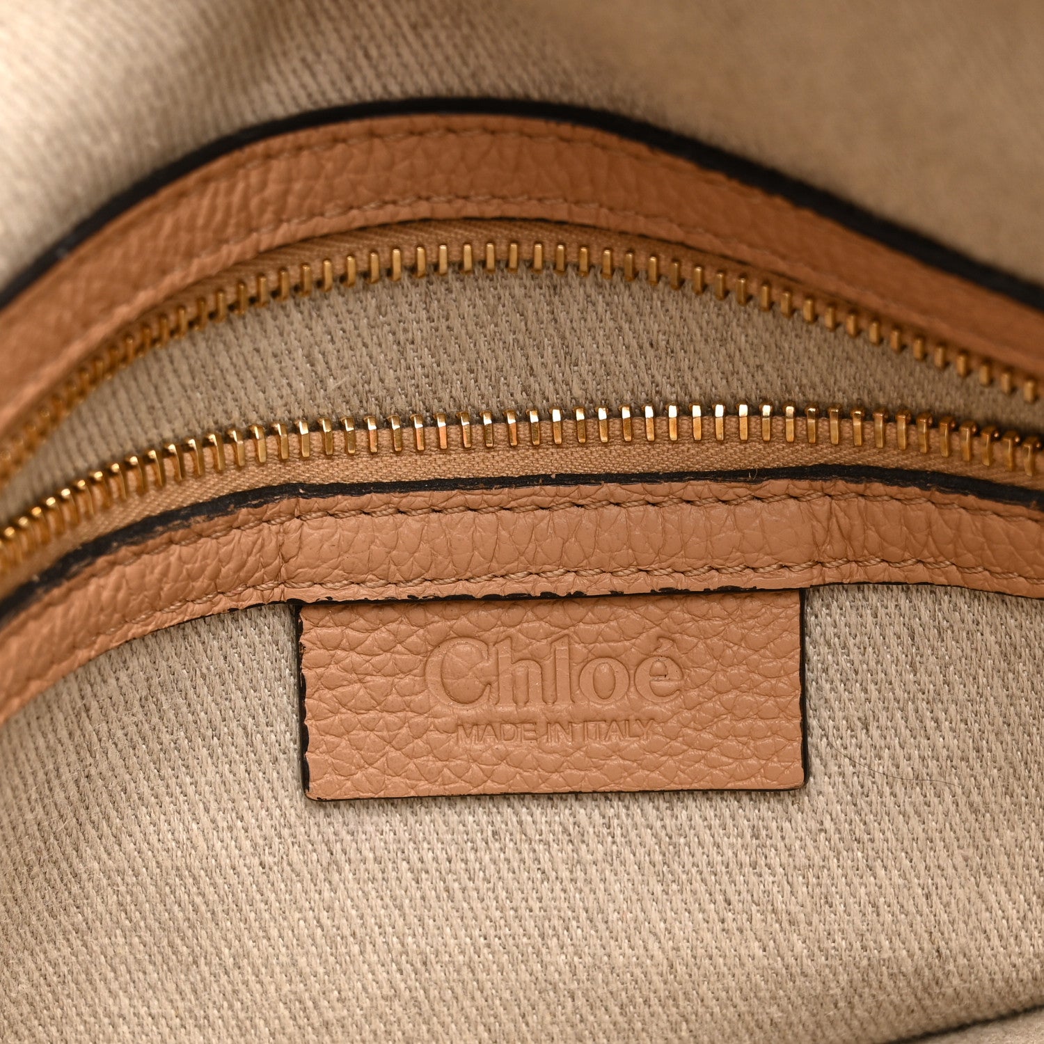 Chloe Calfskin Braided Medium Marcie Double Carry Light Tan 6 of 12