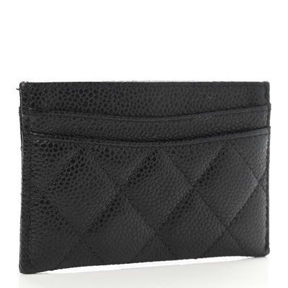 Chanel Caviar Quilted Card Holder Black 5 of 19