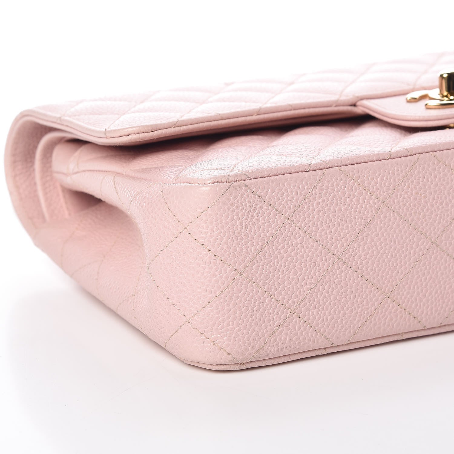 Chanel Caviar Quilted Medium Double Flap Pink 5 of 9