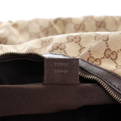 Gucci Monogram Medium Interlocking Hobo Dark Brown 7 of 7