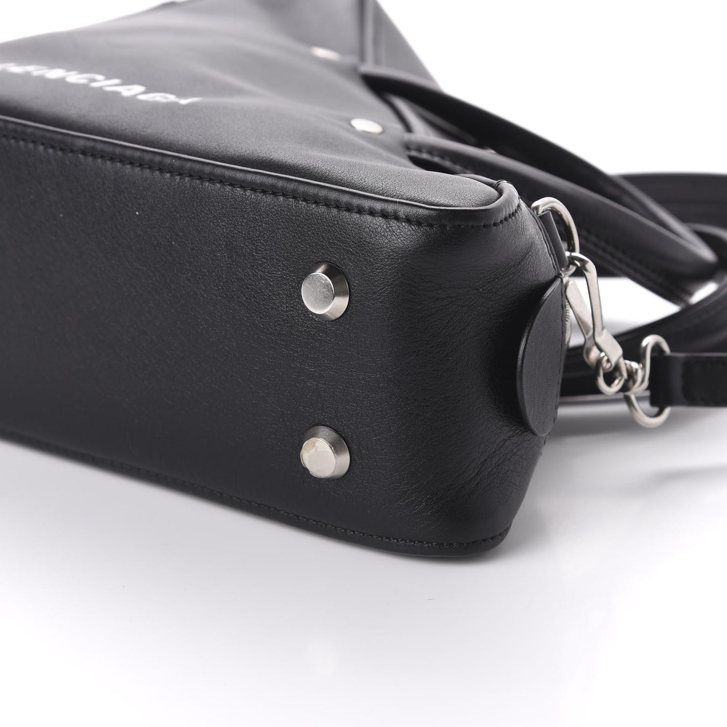 Calfskin S Triangle Duffle Black