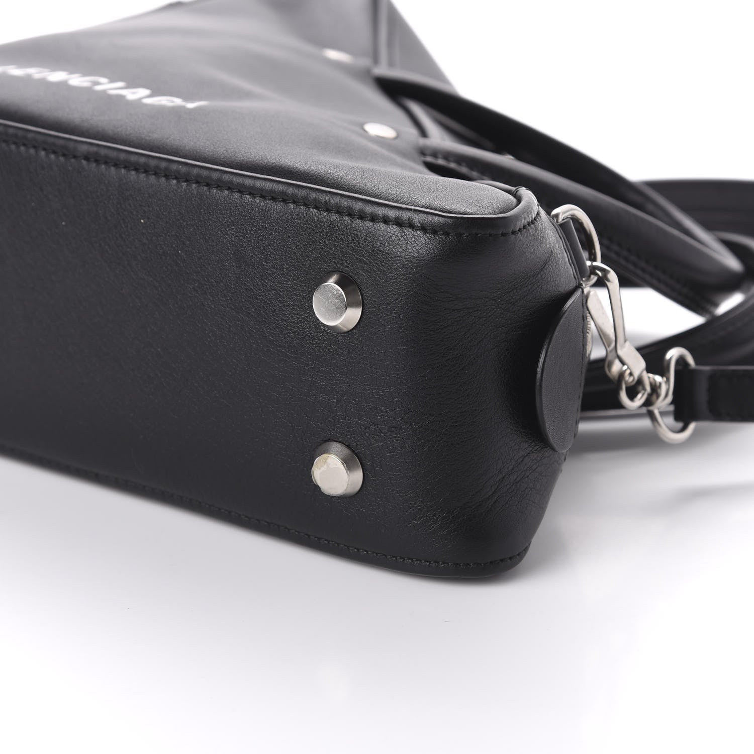Balenciaga Calfskin S Triangle Duffle Black 7 of 9