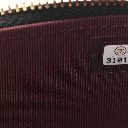 Chanel Caviar Quilted Mini Vanity Case With Chain Black 7 of 11