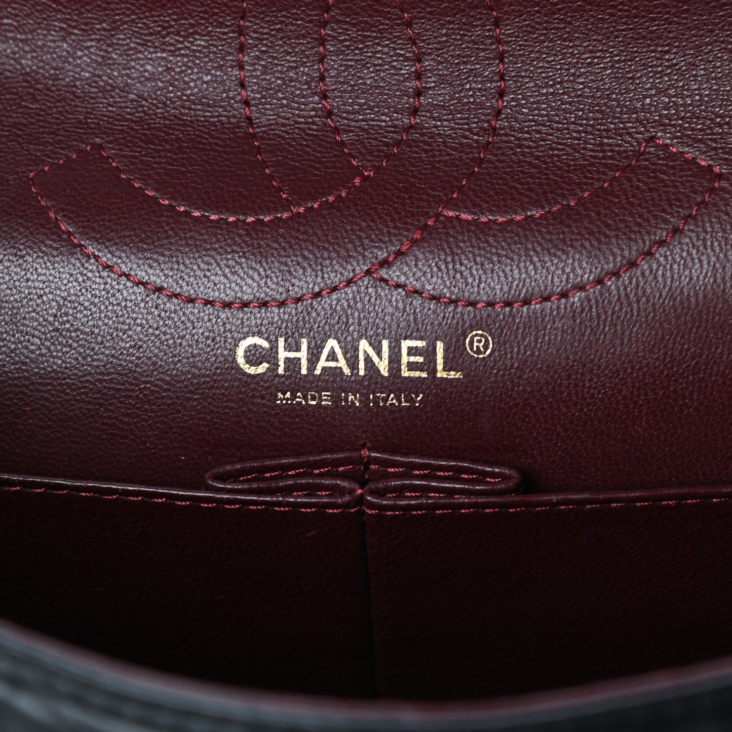 Aged Calfskin Quilted 2.55 Reissue 226 Flap Black