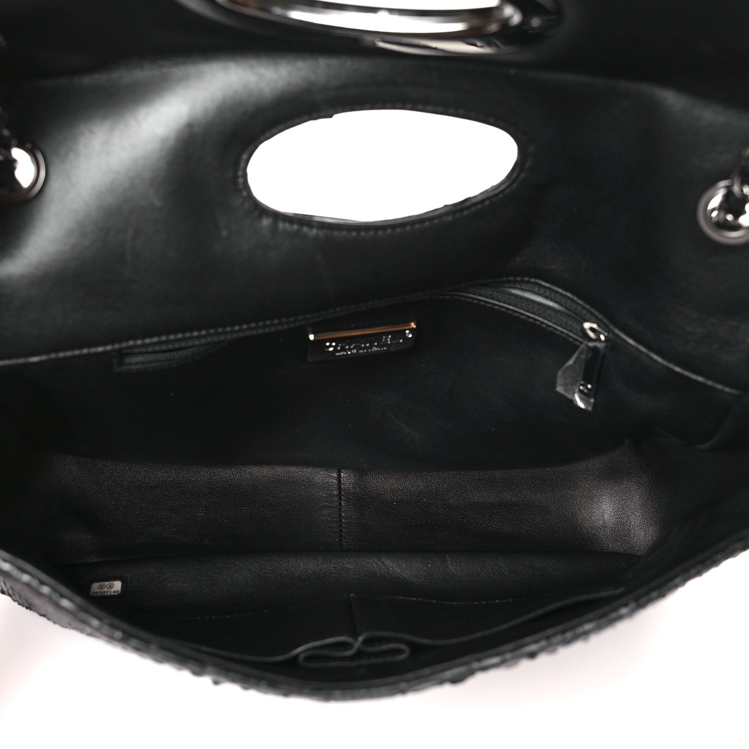 Chanel Snakeskin 31 Rue Cambon Maxi Flap Black 5 of 10