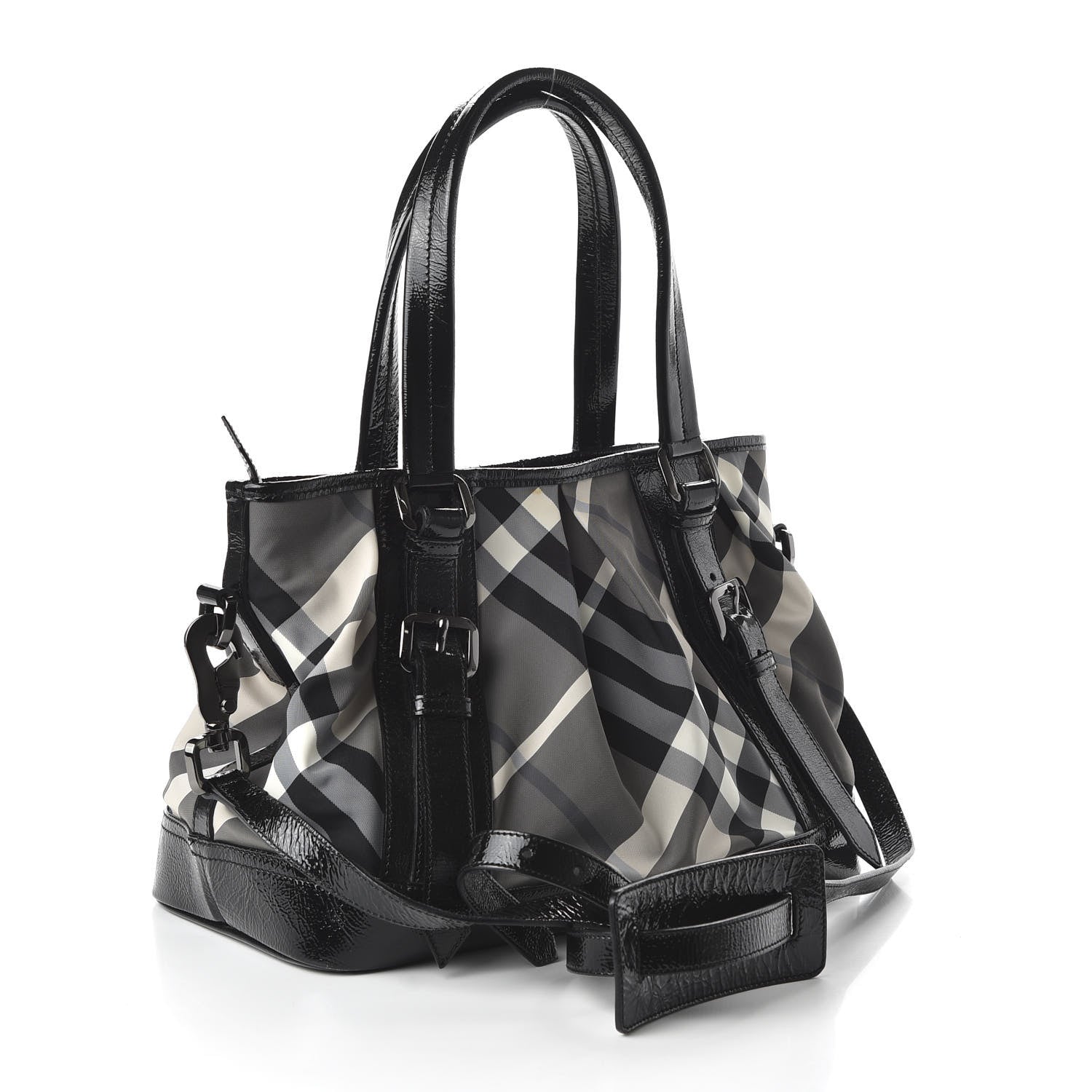 Burberry Nylon Beat Check Lowry Black 4 of 13