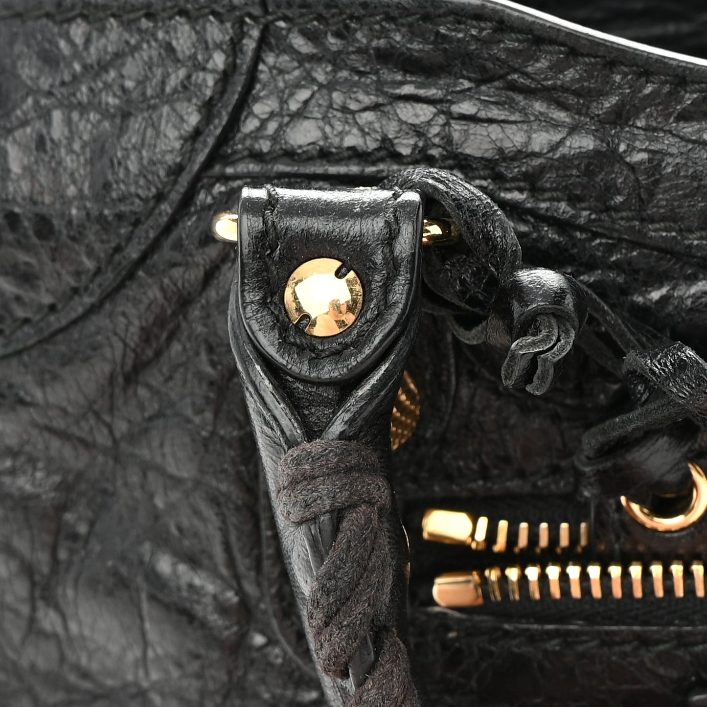 Agneau Giant 12 Gold Hardware Mini City Black