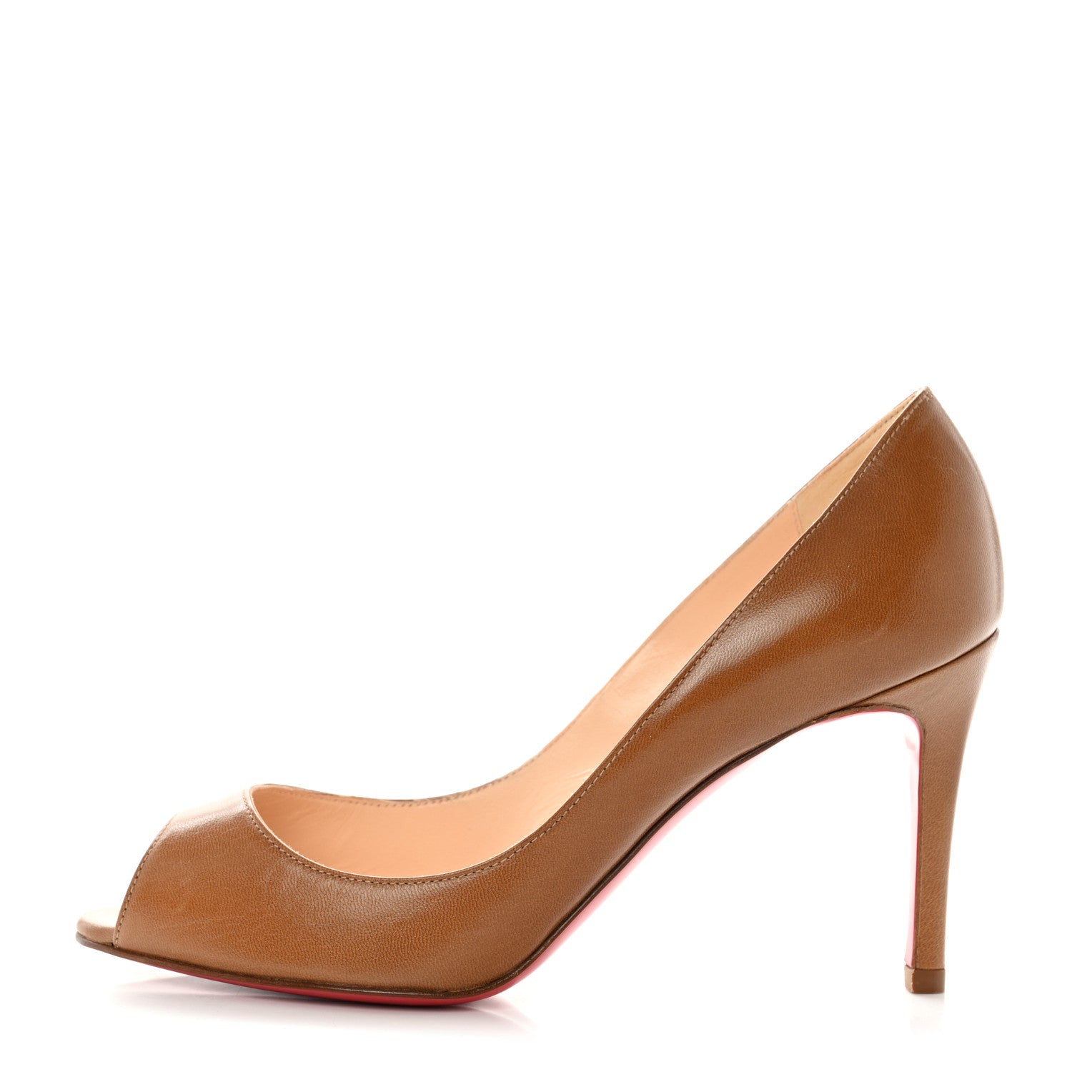 Christian Louboutin Nappa You You 85 Pumps 36 Camel 1 of 7