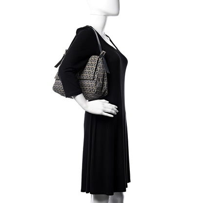Fendi Zucchino Mama Baguette Navy 2 of 14