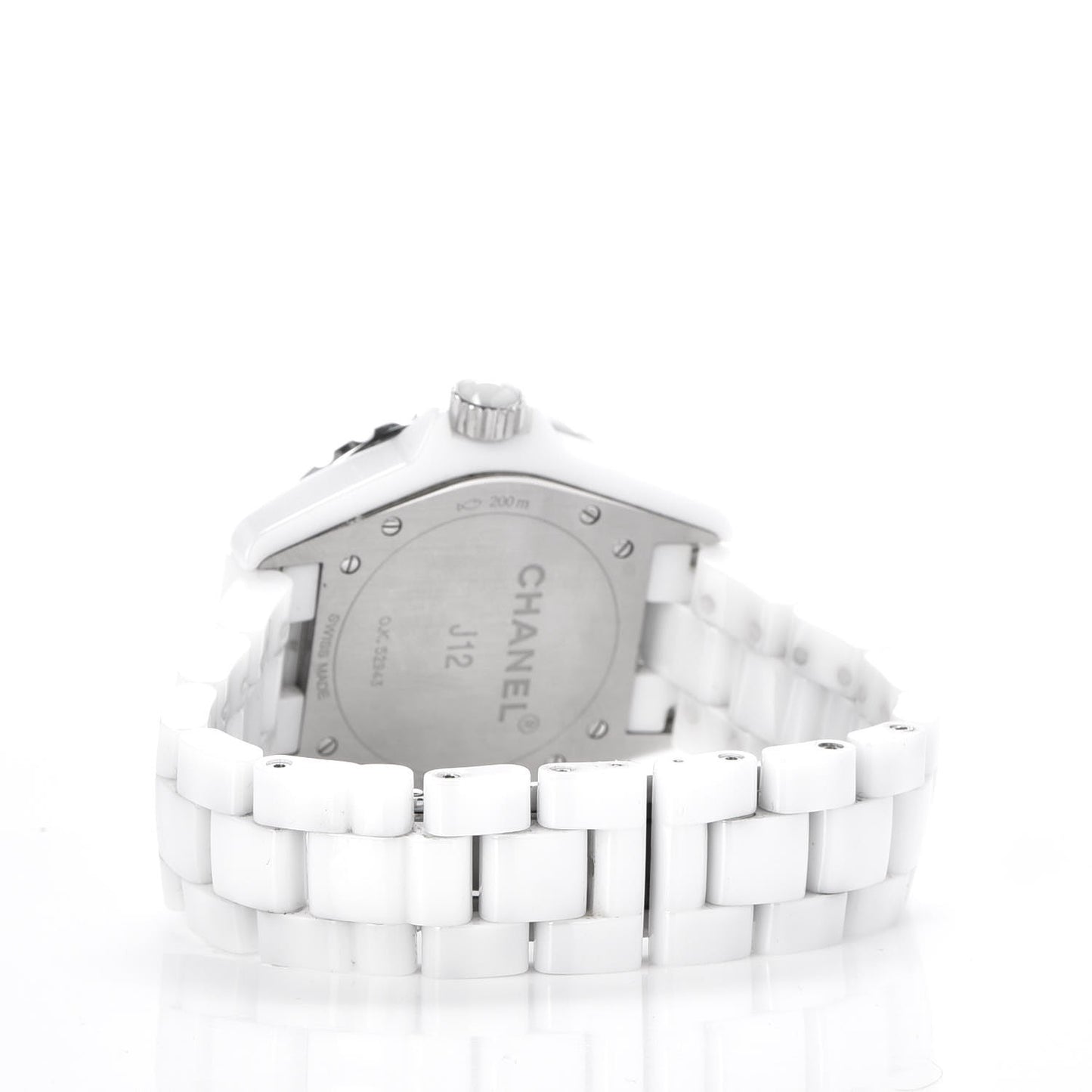 Stainless Steel Ceramic 38mm J12 Automatic Watch White