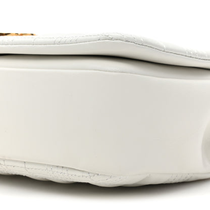 Burberry Lambskin Quilted Small Lola Bag White 8 of 9