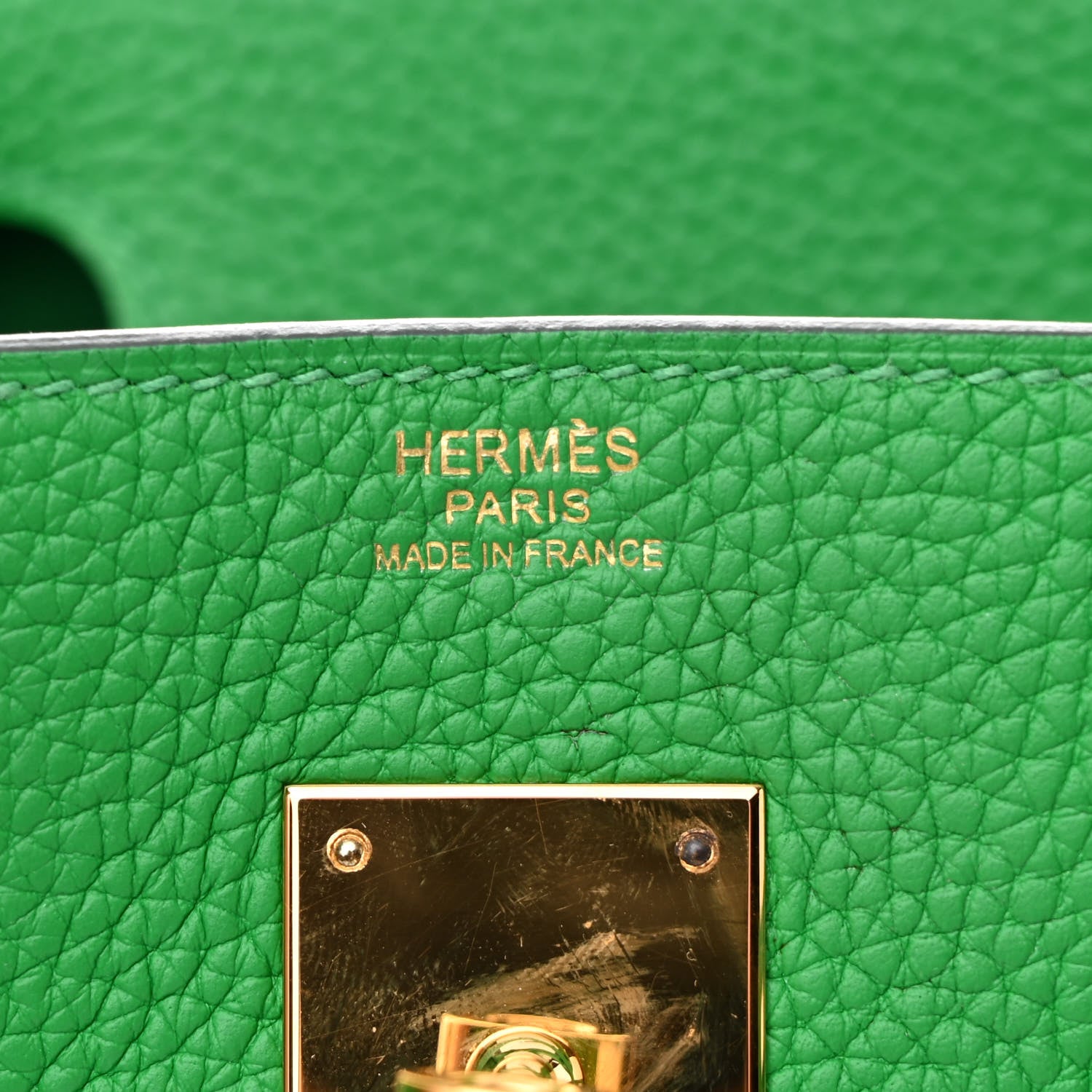 Hermes Togo BIRKIN 30 Bambou 6 of 11
