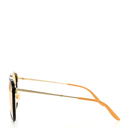 Gucci Metal Aviator Sunglasses GG0672S Black 3 of 8