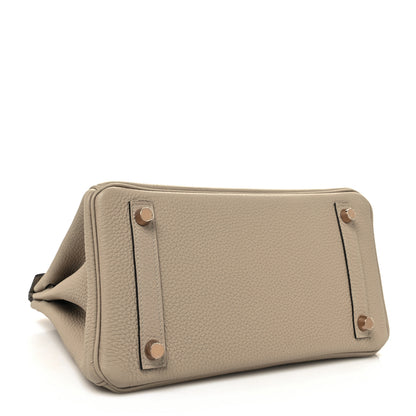 Hermes Togo Birkin 25 Gris Tourterelle 4 of 13