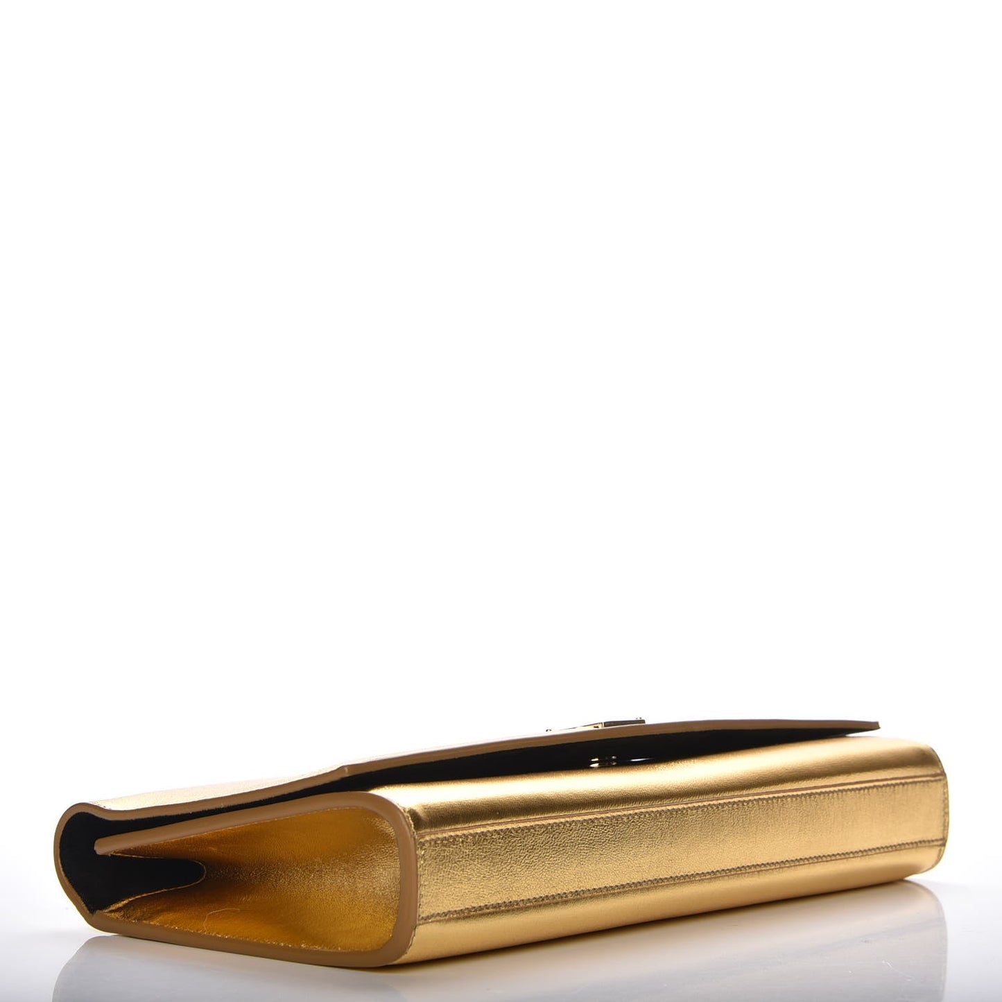 Metallic Calfskin Monogram Cassandre Clutch Ciad