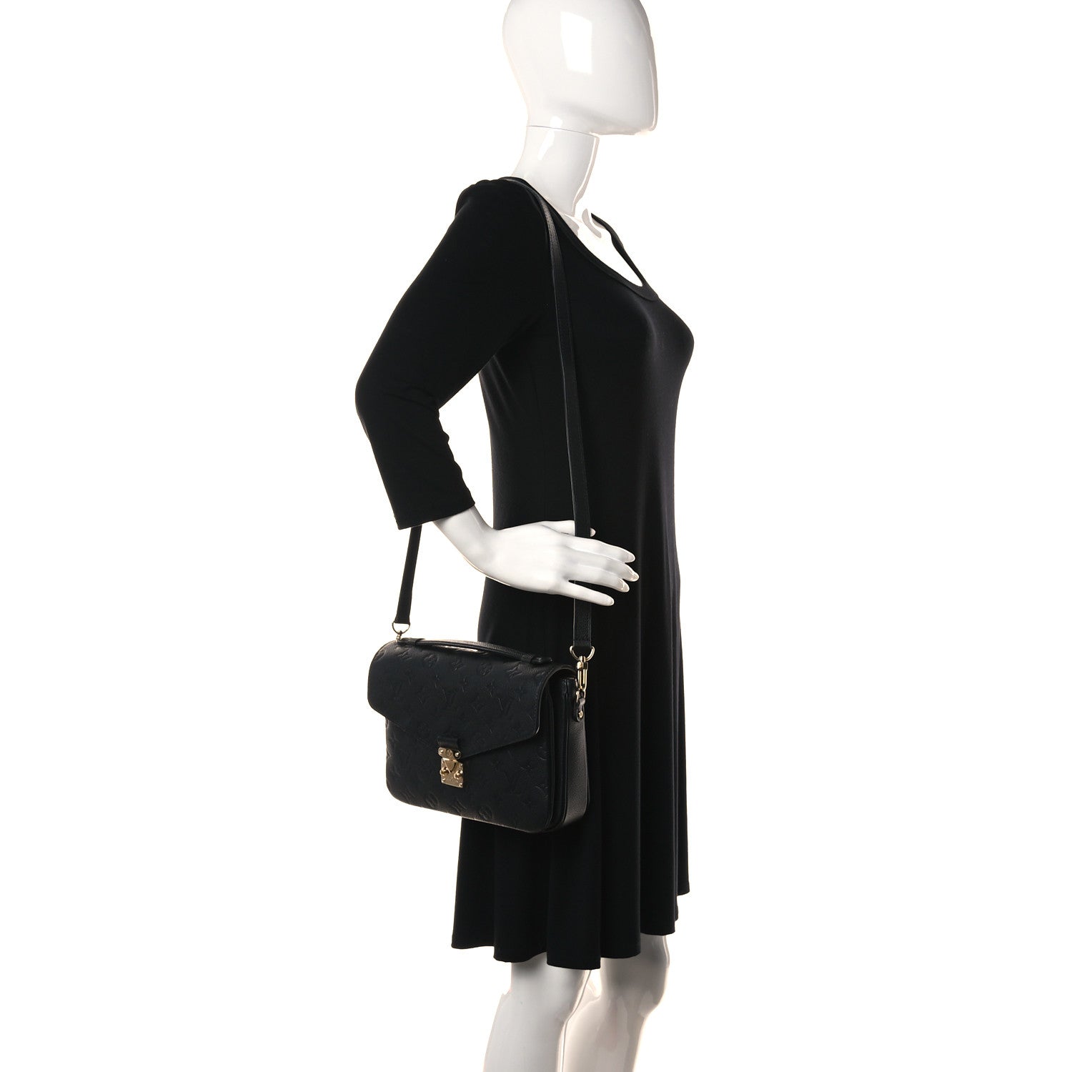 Louis Vuitton Empreinte Pochette Metis Black 2 of 12